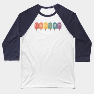 Popsicle Summer Baseball T-Shirt